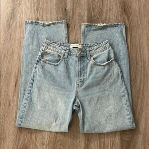 ABERCROMBIE 90s relaxed jean high rise curve love